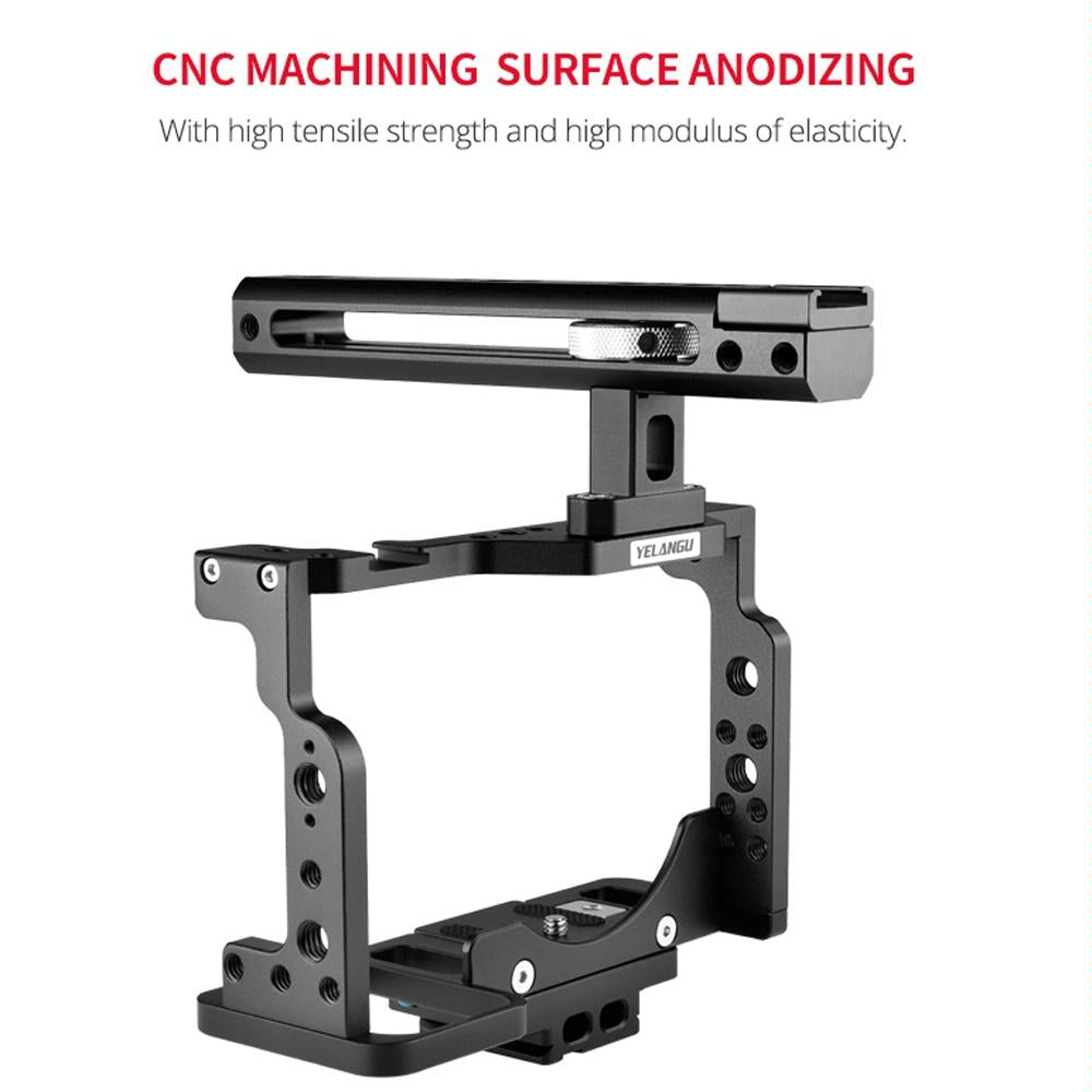 Video Camera Cage Stabilizer with Handle for Nikon Z6 / Z7 | Black