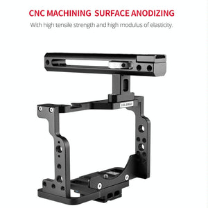 Video Camera Cage Stabilizer with Handle for Nikon Z6 / Z7 | Black