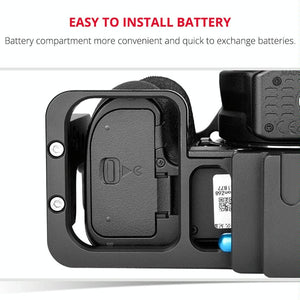 Video Camera Cage Stabilizer with Handle for Nikon Z6 / Z7 | Black