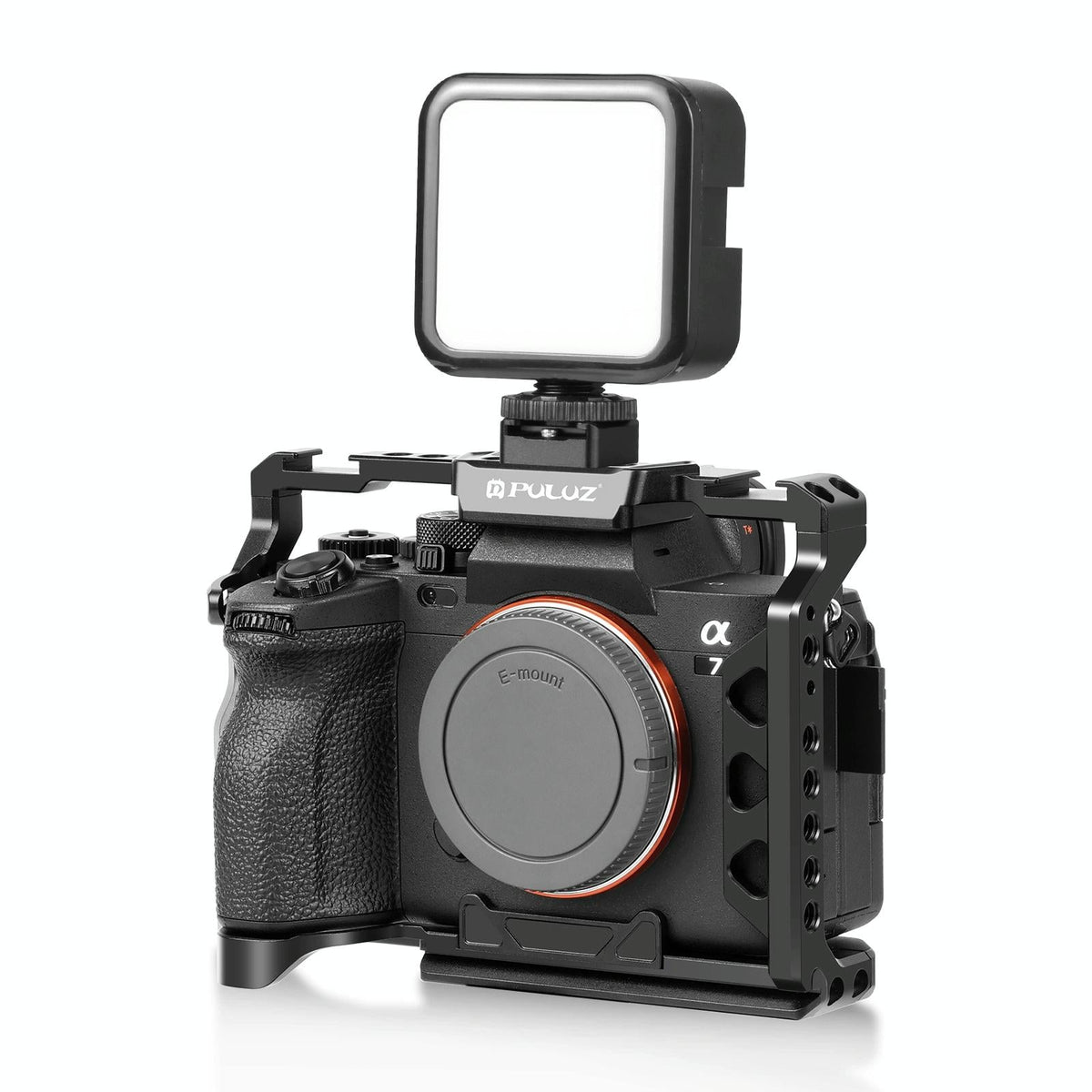 Aluminum Cold Shoe Mount | Microphone or Flash Light | Black