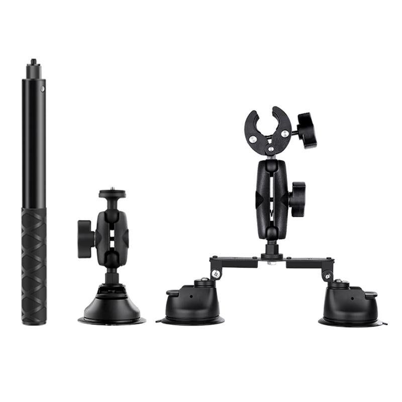 Selfie Stick Kit with Dual Leg & Single Suction Cups
