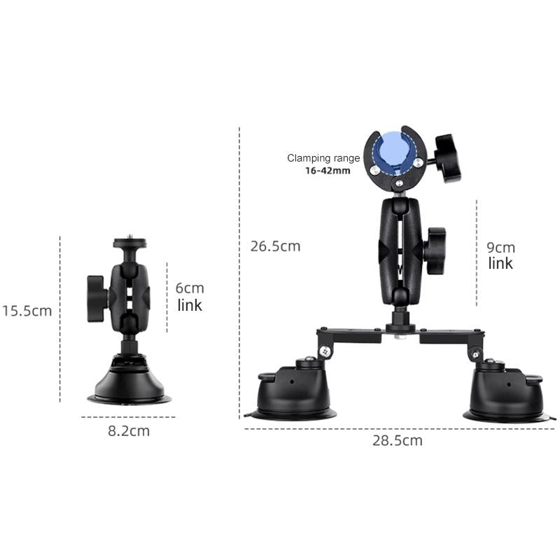 Selfie Stick Kit with Dual Leg & Single Suction Cups