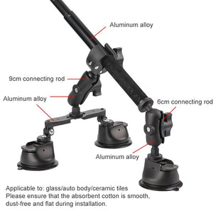 Selfie Stick Kit with Dual Leg & Single Suction Cups