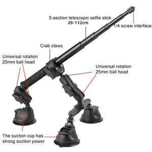 Selfie Stick Kit with Dual Leg & Single Suction Cups