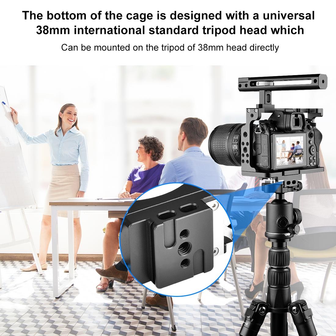 Filmmaking Rig with Handle for Nikon Z6 / Z7 | Black Cage