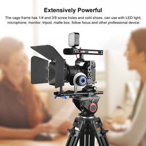 Filmmaking Rig with Handle for Nikon Z6 / Z7 | Black Cage