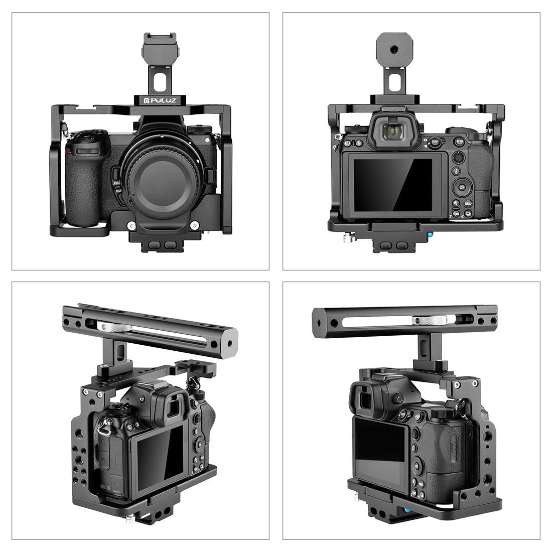 Filmmaking Rig with Handle for Nikon Z6 / Z7 | Black Cage