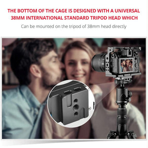 Video Camera Cage Stabilizer for Nikon Z6 / Z7 | Black