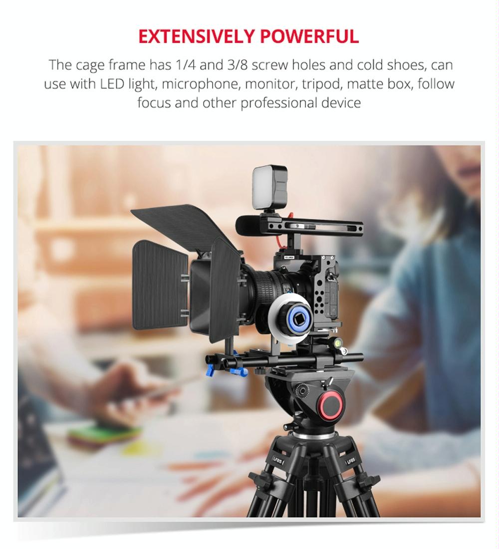 Video Camera Cage Stabilizer for Nikon Z6 / Z7 | Black