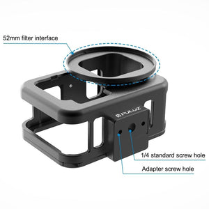 Aluminum Protective Cage for GoPro Hero with UV Lens & Insurance Frame