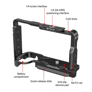 Sony ZV-E10 II Camera Cage Stabilizer | Black Metal