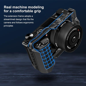 Sony ZV-E10 II Camera Cage Stabilizer | Black Metal