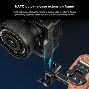 Sony ZV-E10 II Camera Cage Stabilizer | Black Metal