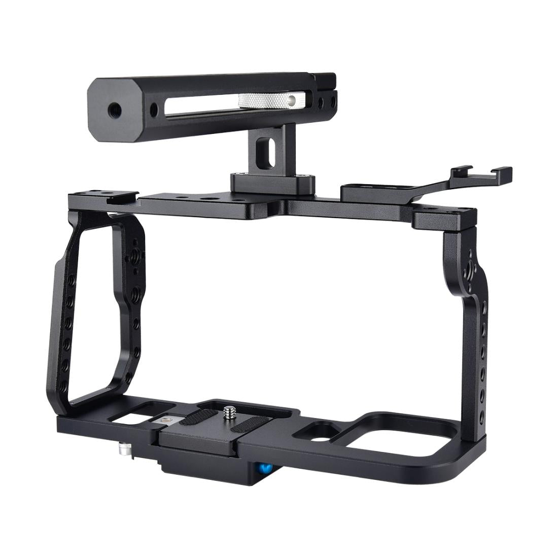 Video Camera Cage Stabilizer for DJI BMPCC 4K | Black Handle