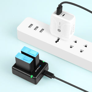 Dual USB Charger | For GoPro Hero 9 / 10 / 11 / 12 | Dual Batteries