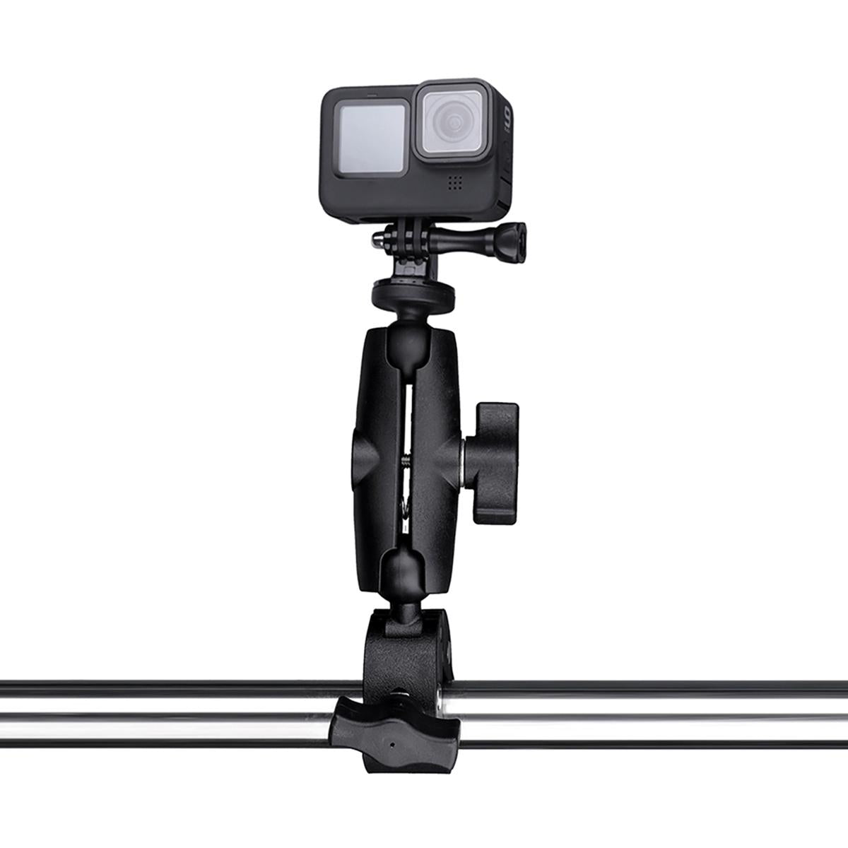 Adjustable 360° Action Camera Clamp Holder | Extended Version
