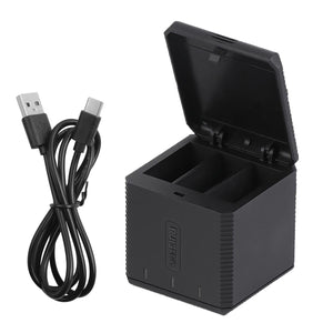 Triple USB Charger Box | GoPro Hero9 / 10 | Indicator Light | Cable