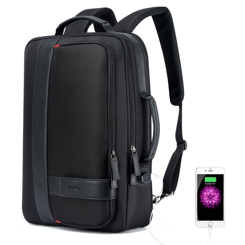 Business Laptop Backpack | Large Capacity | USB Port | Breathable Black | 29x16x44cm