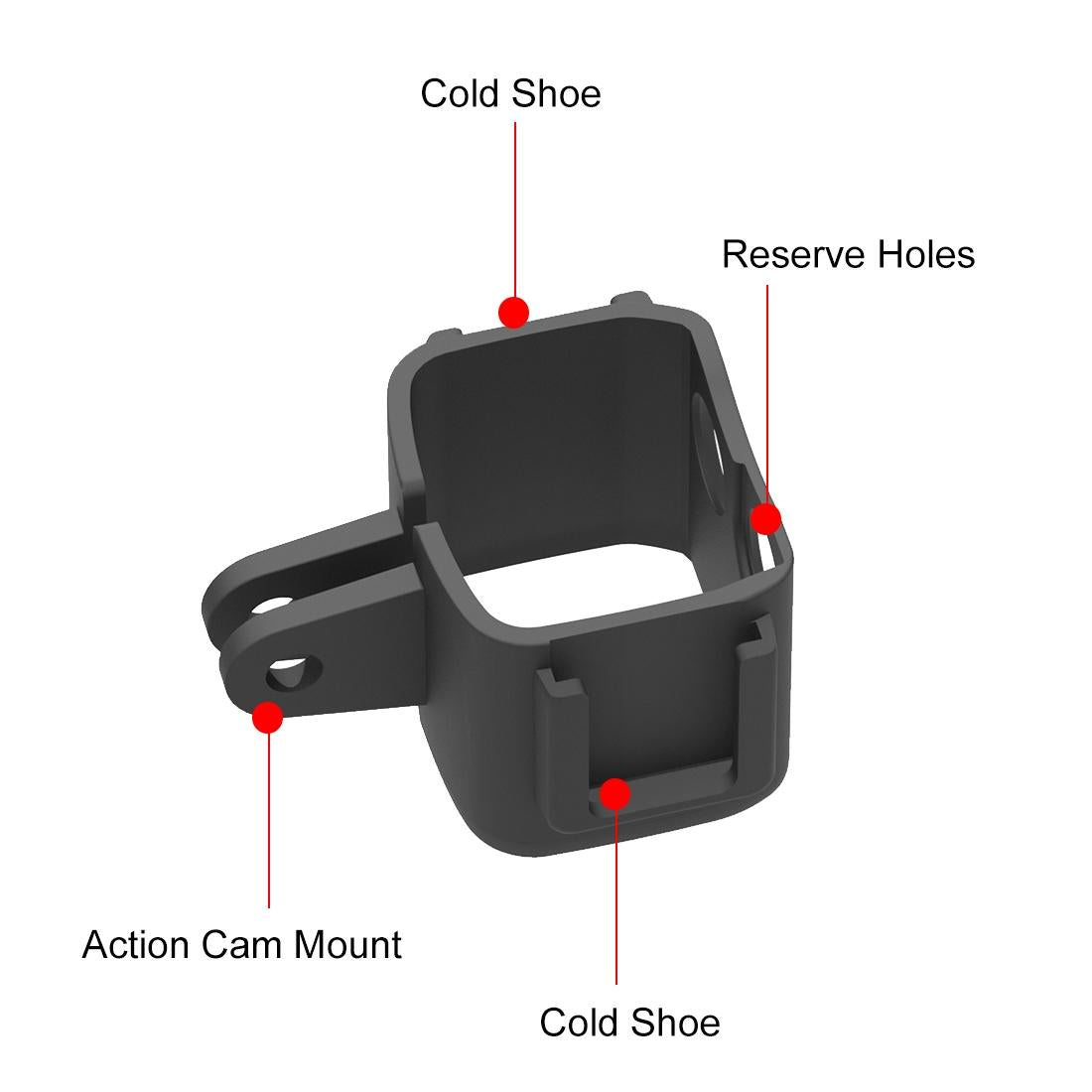 Expansion Bracket | For DJI Pocket 3 | Compact Design