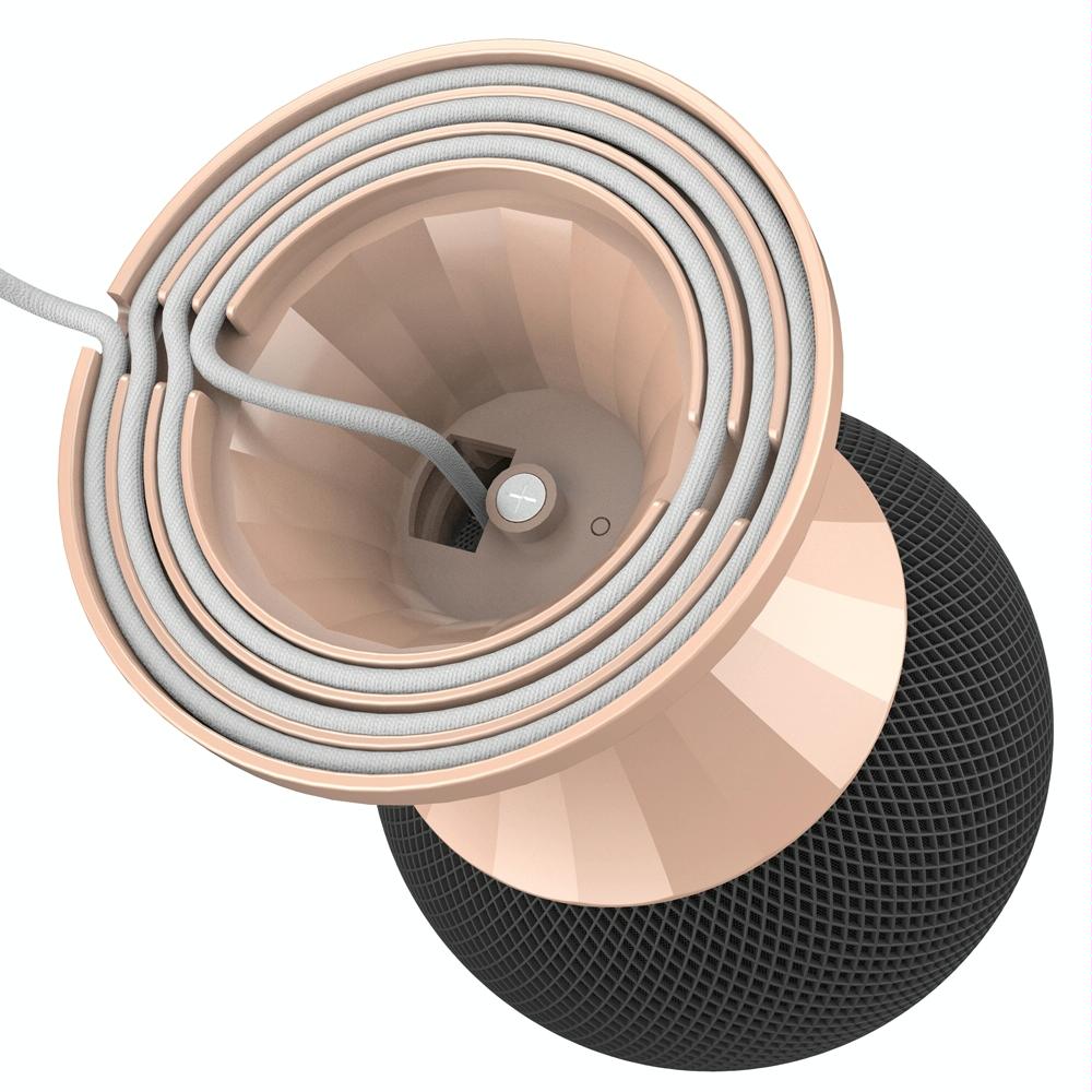 Desktop Speaker Bracket for Apple HomePod Mini | Rose Gold