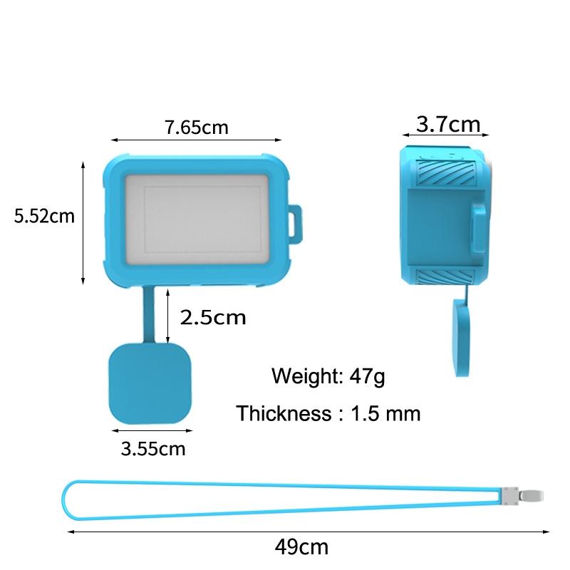 Silicone Case | For GoPro Hero10 / 9 | Liquid Finish | Black