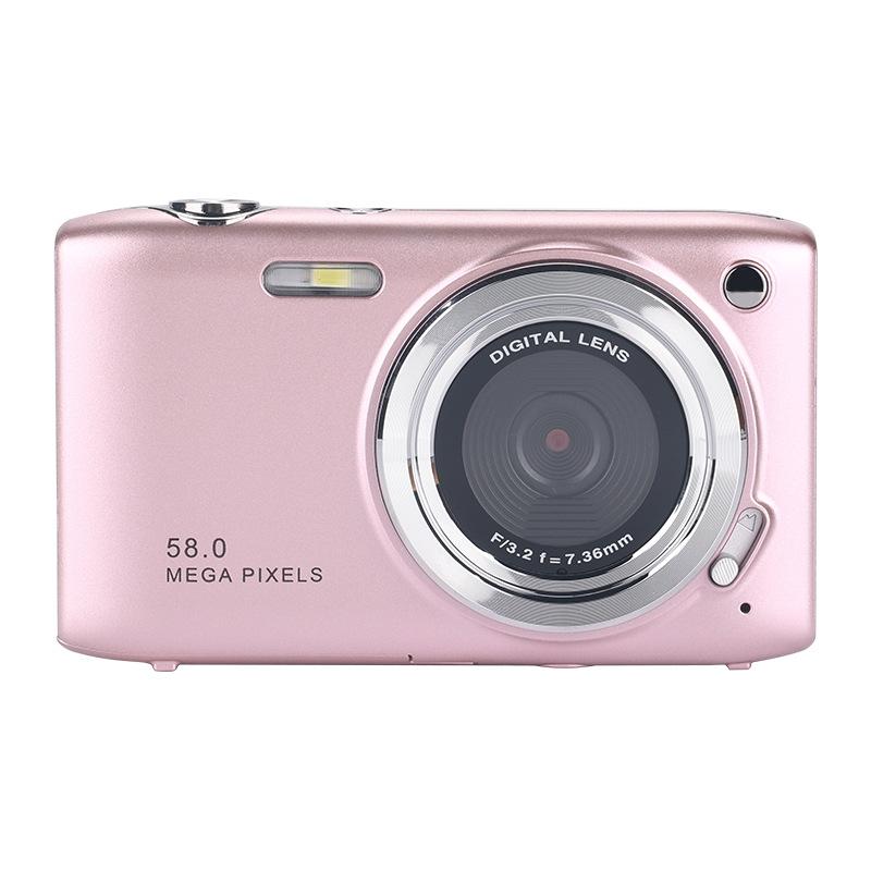 Portable 16X Zoom HD Digital Camera with 2.88 IPS Screen | Black