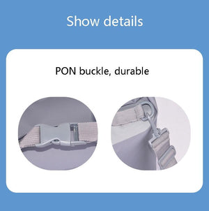 Waterproof Beach Bag for Outdoor Activities | PVC Mesh Cloth Storage Bucket | Swimming, Rafting, Seaside Fun | Grey