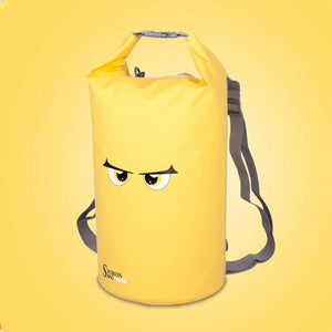 Waterproof Beach Bag for Outdoor Activities | PVC Mesh Cloth Storage Bucket | Swimming, Rafting, Seaside Fun | Grey