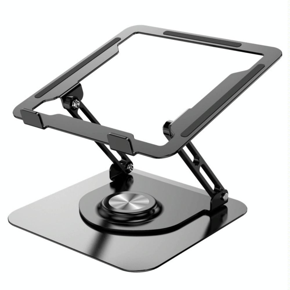 360° Rotating Laptop Stand | Foldable Aluminum Bracket | Gray