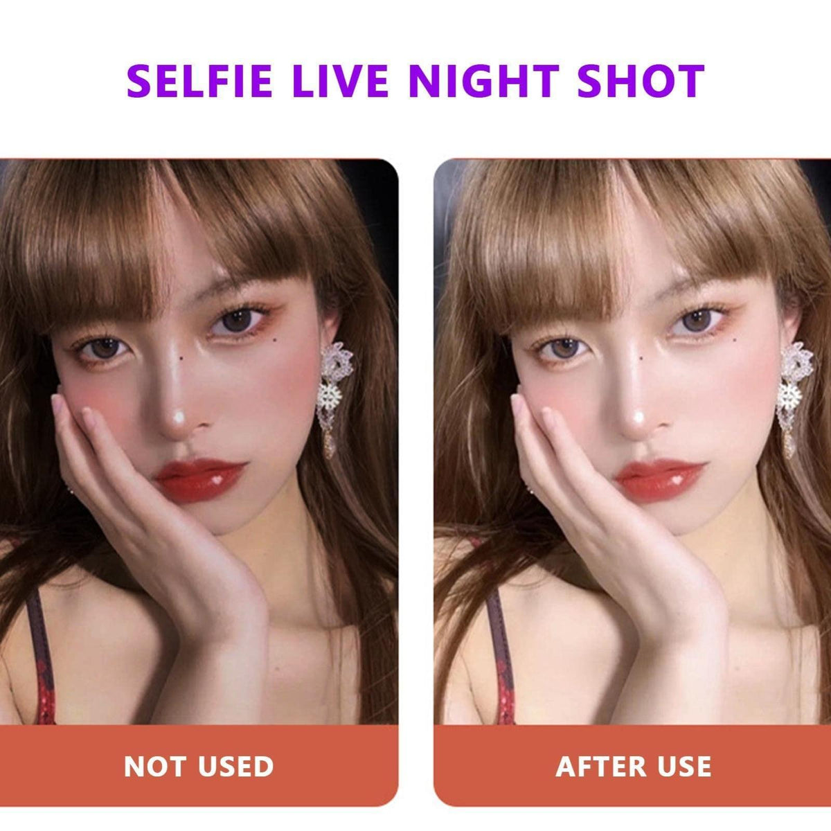 Rechargeable Clip - On Selfie Light for Mobile Phones | Blue