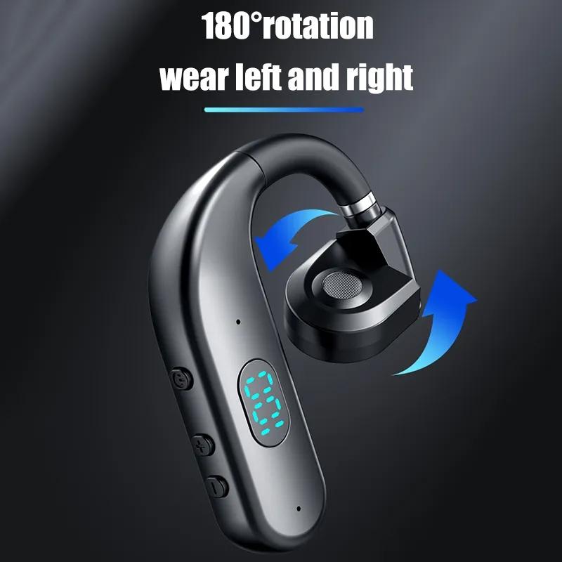 Wireless Bluetooth Headphone | Digital Display | Black | White