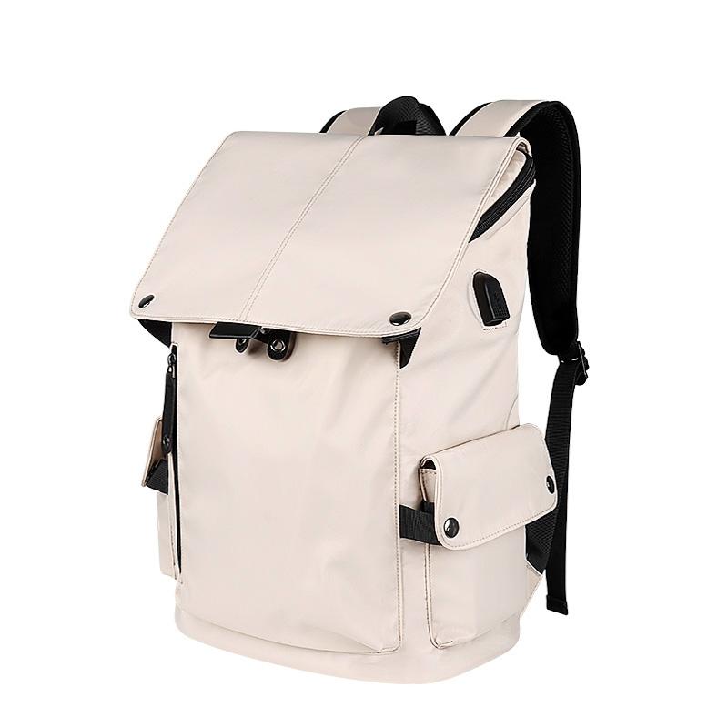 Universal Laptop Backpack with USB Port | 13-15.6 Inch Capacity | Apricot