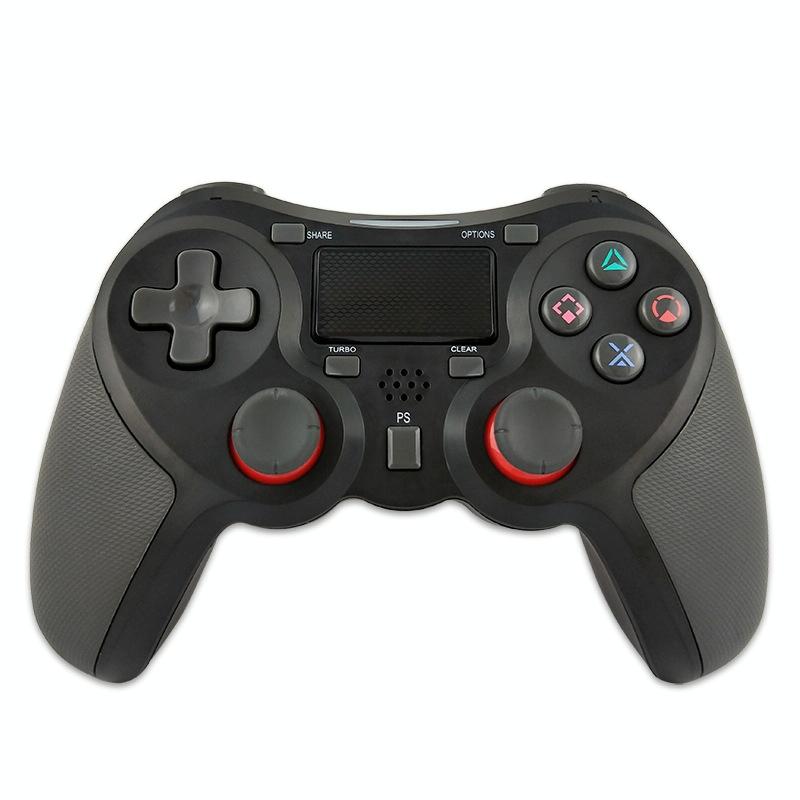 Wireless Bluetooth Game Controller for PS4 | Rubberized | Black B
