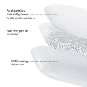 Portable Mini Clip - On LED Fill Light for Video Conferencing & Live Streaming | Purple