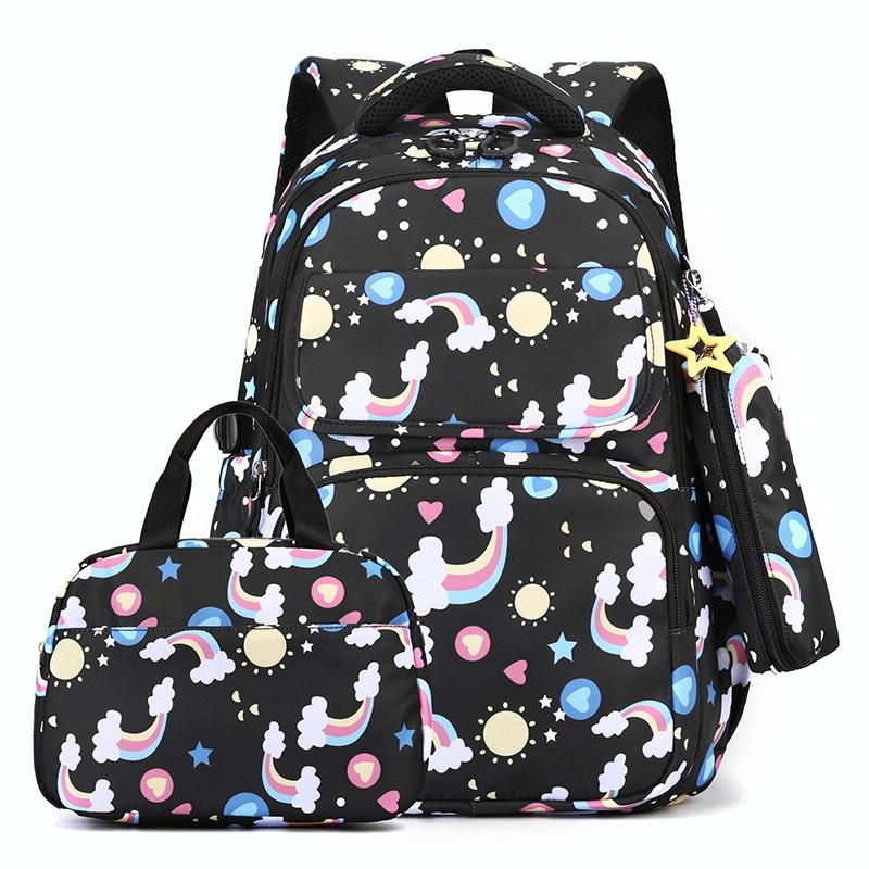Kids Backpack Set with Lunch Bag & Pencil Case | 3 in 1 | Purple