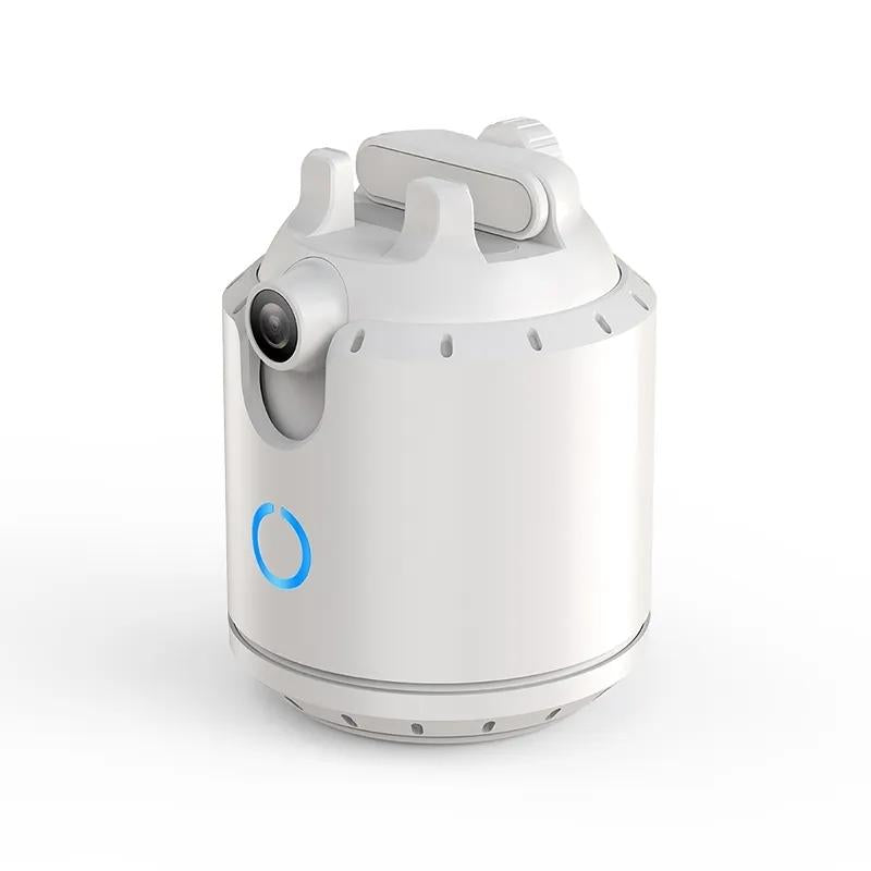 Smart Desktop PTZ with 360° Rotation & Automatic Tracking | Black + White