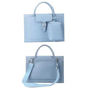 14-inch Waterproof Laptop Bag with Power Pack | Portable & Durable | Sky Blue