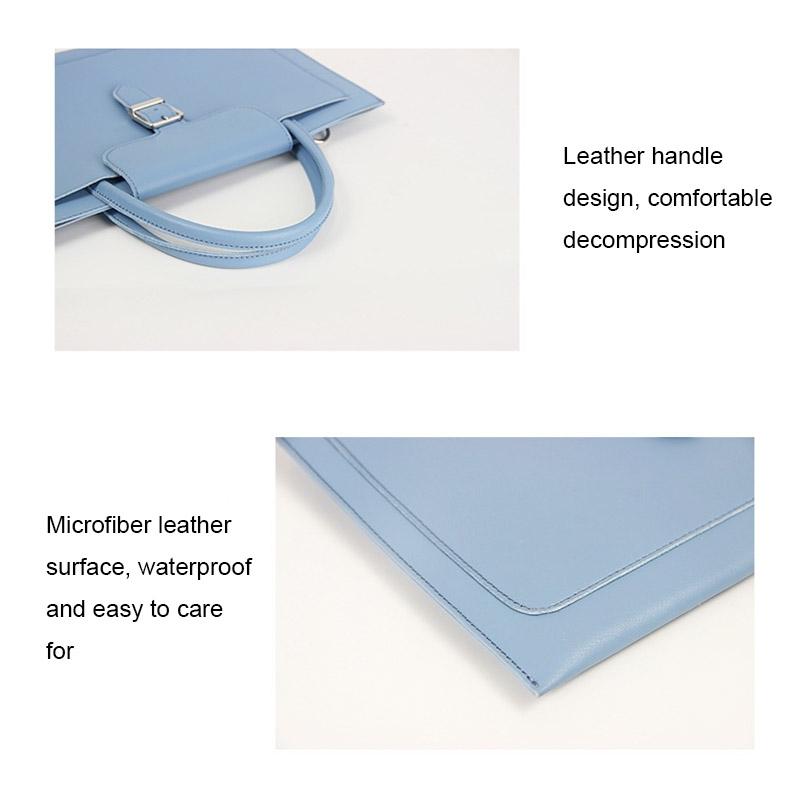 14-inch Waterproof Laptop Bag with Power Pack | Portable & Durable | Sky Blue