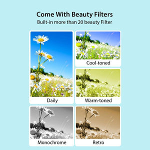 Mini Children Photography Camera | 2.4-Inch HD | 16x Zoom | Green + 32GB