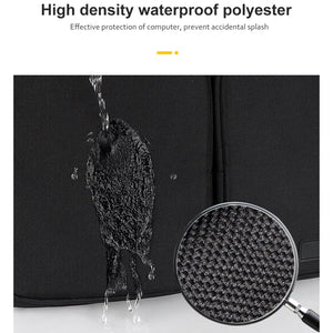 15.6 Inch Detachable Shoulder Laptop Bag | Thickened Polyester | Silver Gray