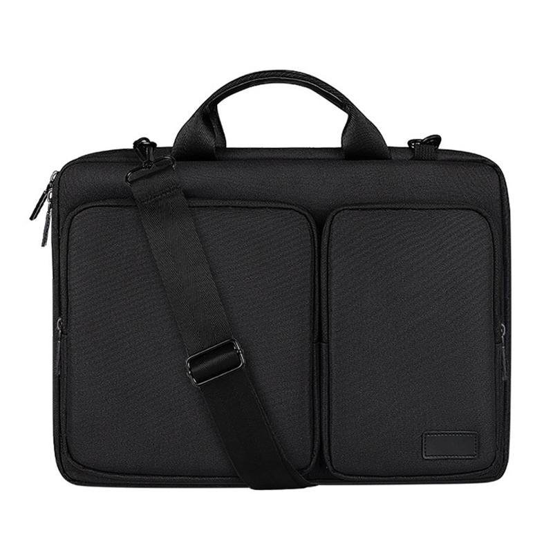 15.6 Inch Detachable Shoulder Laptop Bag | Thickened Polyester | Silver Gray
