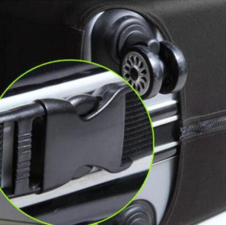 XL Travel Luggage Cover | Dustproof Scratch-Proof Elastic Sleeve | Fits 29-32 Inch Suitcases | English Map