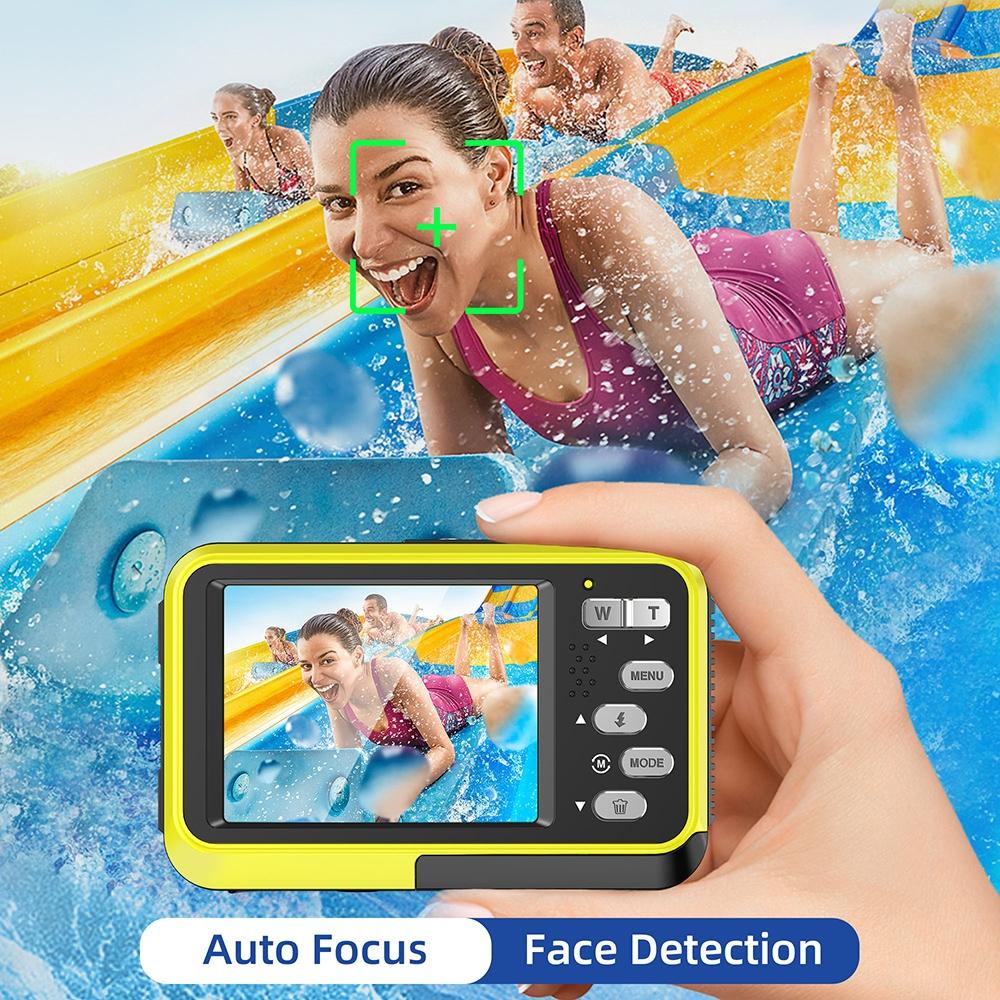 Waterproof 48MP Dual Screen Outdoor Camera | WDC901 | Blue
