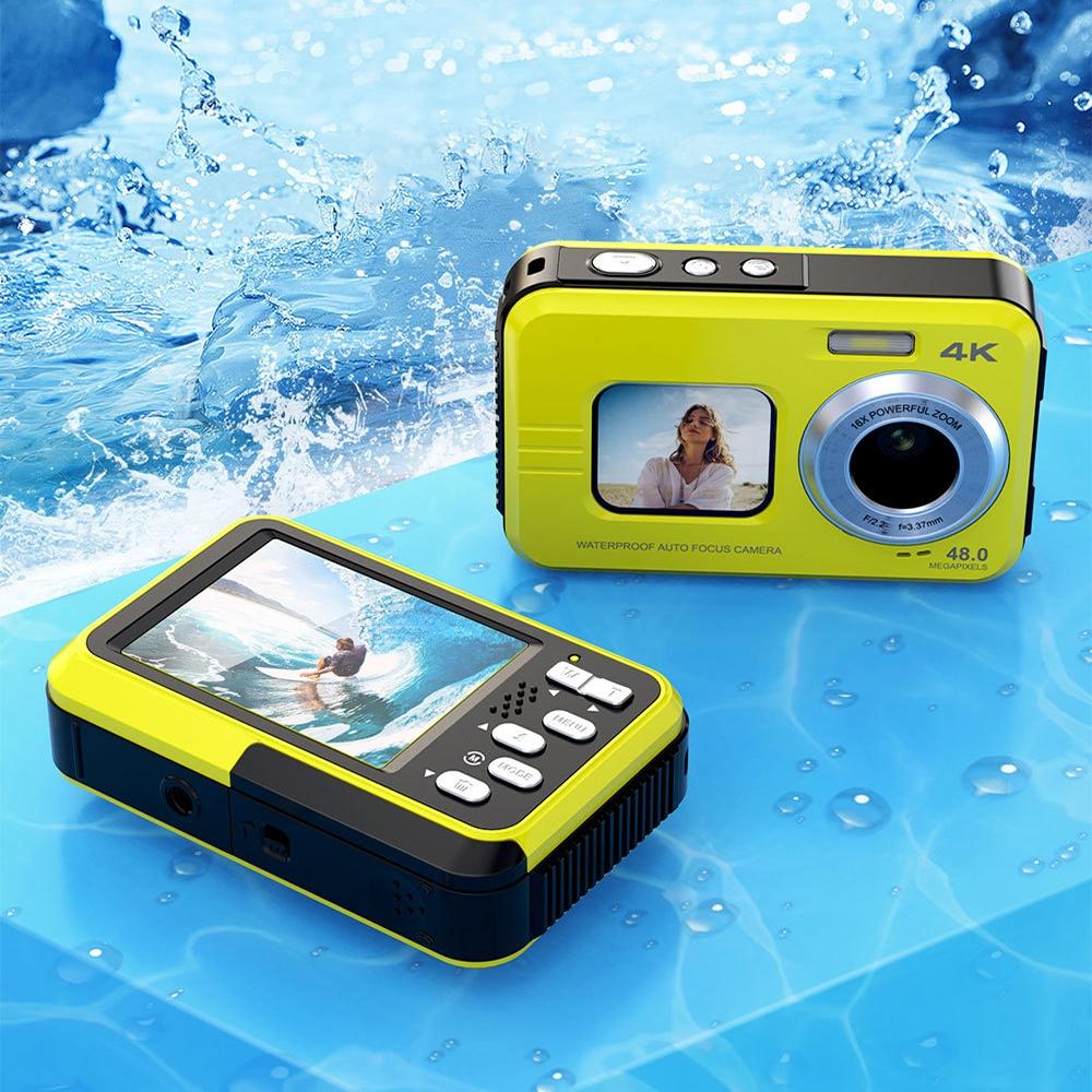Waterproof 48MP Dual Screen Outdoor Camera | WDC901 | Blue