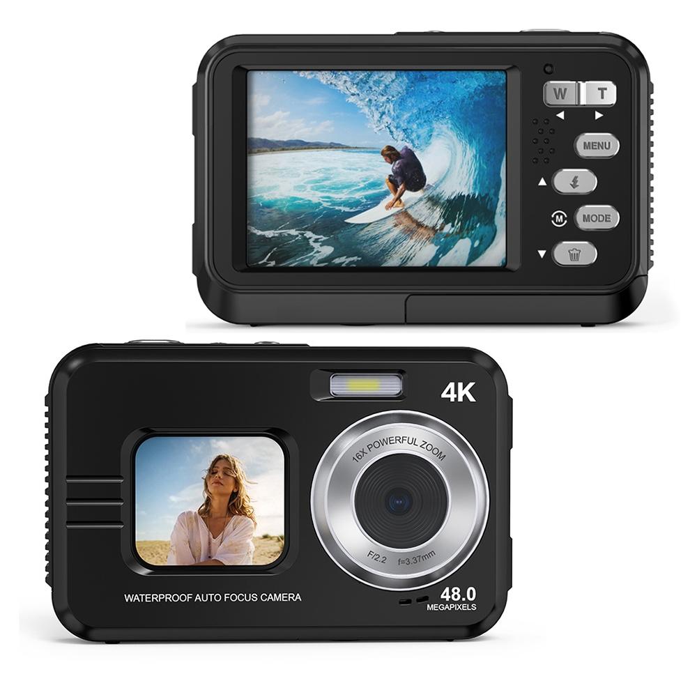 Waterproof 48MP Dual Screen Outdoor Camera | WDC901 | Blue