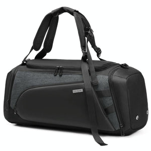 Separate Wet / Dry Large Gym Bag | Dark Grey