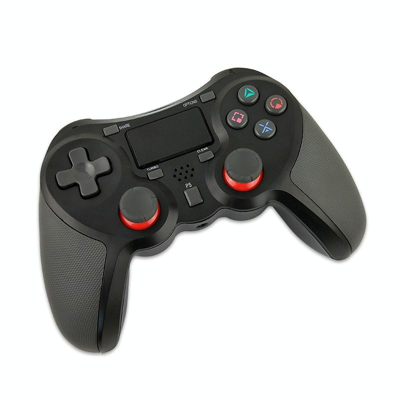 Wireless Bluetooth Game Controller | For PS4 | Rubberized | Orange
