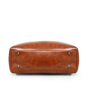 Retro Ladies Handbag | 4-in-1 Fashion Bucket Bag with Large Capacity | Brown