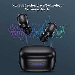 Waterproof Mini Touch-Control Bluetooth Earphones | Noise Cancelling | Pink
