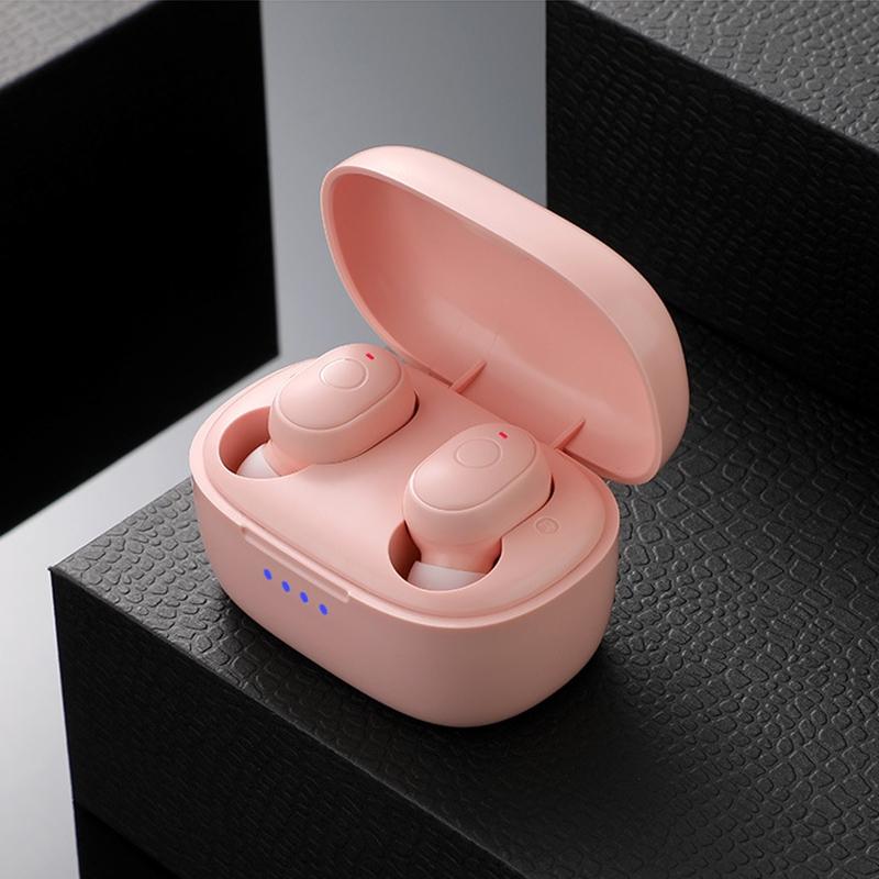 Waterproof Mini Touch-Control Bluetooth Earphones | Noise Cancelling | Pink